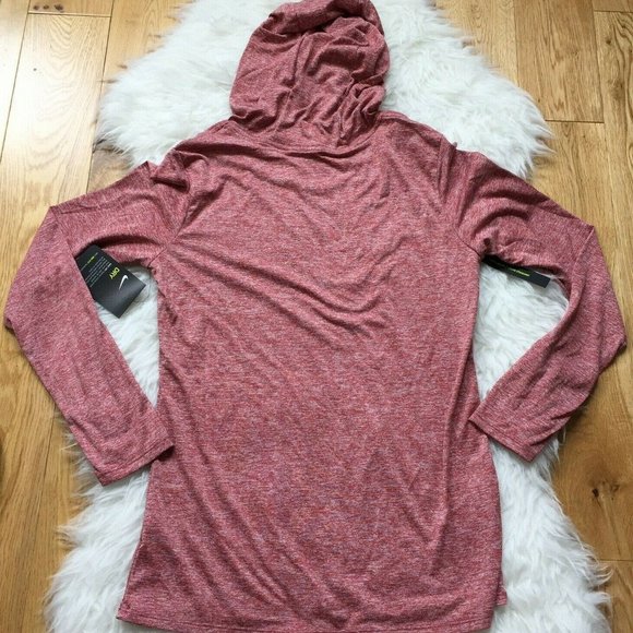 Nike Dri-Fit Long Legend Hooded Training Top SzS - Picture 2 of 11